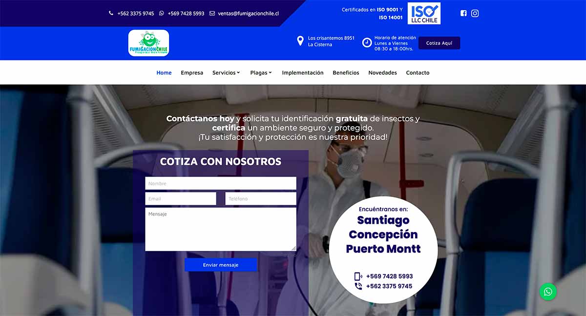 Servicios de Desratización en Santiago